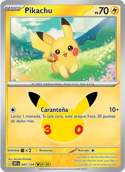 Pikachu (Celebración 30.º Aniversario #047/128)