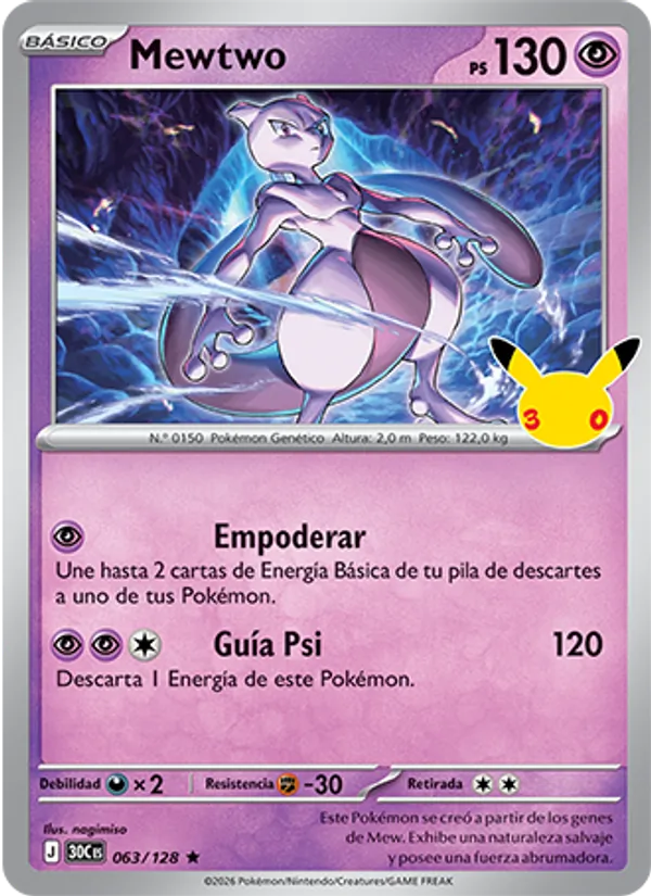 Mewtwo (30th Celebration #063/128)