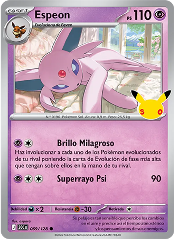 Espeon (30th Celebration #069/128)