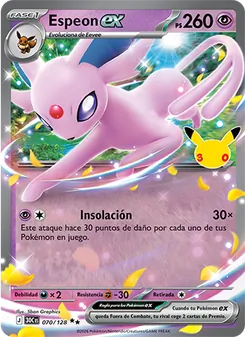 Espeon ex (Celebración 30.º Aniversario #070/128)