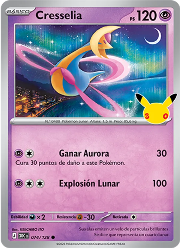 Cresselia (30th Celebration #074/128)