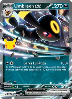 Umbreon ex (Celebración 30.º Aniversario #092/128)
