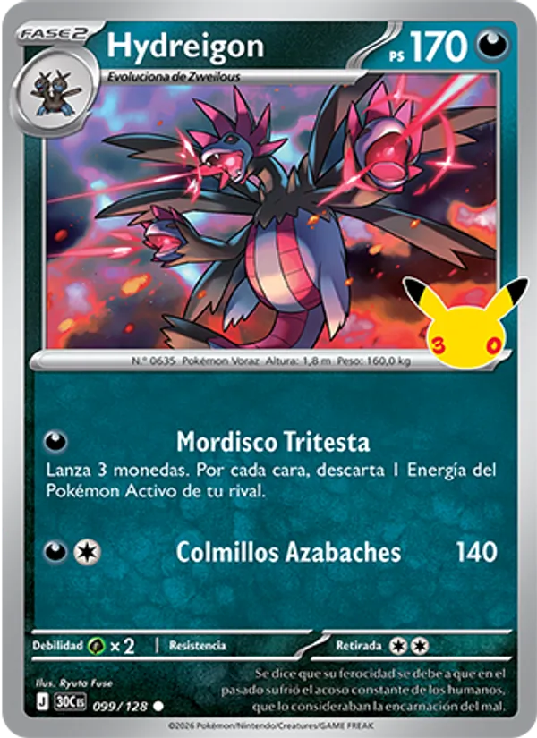Hydreigon (Celebración 30.º Aniversario #099/128)