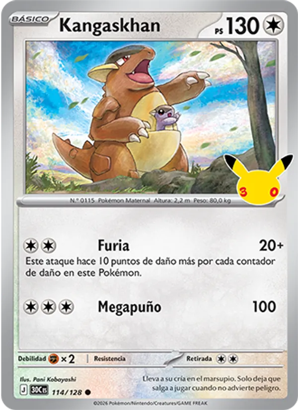 Kangaskhan (30th Celebration #114/128)
