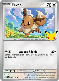 Eevee (Celebración 30.º Aniversario #117/128)