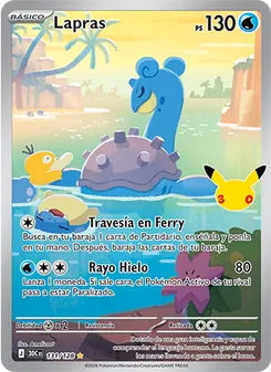 Lapras (Celebración 30.º Aniversario #131/128)
