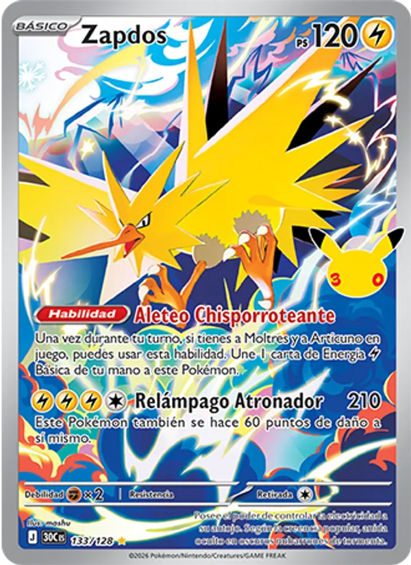 Zapdos (30th Celebration #133/128)