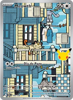 Meowth (Celebración 30.º Aniversario #144/128)