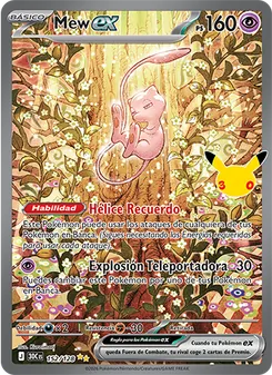 Mew ex (Celebración 30.º Aniversario #152/128)
