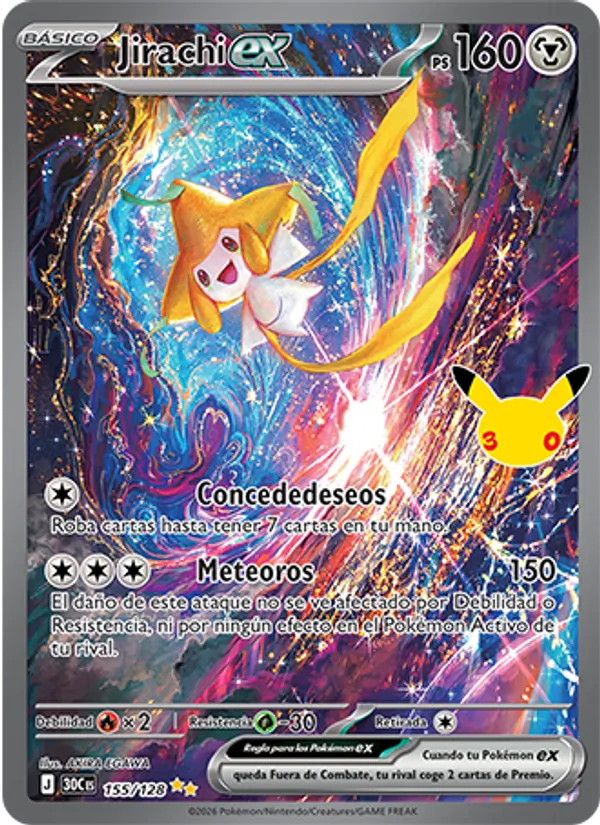 Jirachi ex (30th Celebration #155/128)