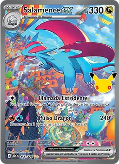 Salamence ex (Celebración 30.º Aniversario #156/128)