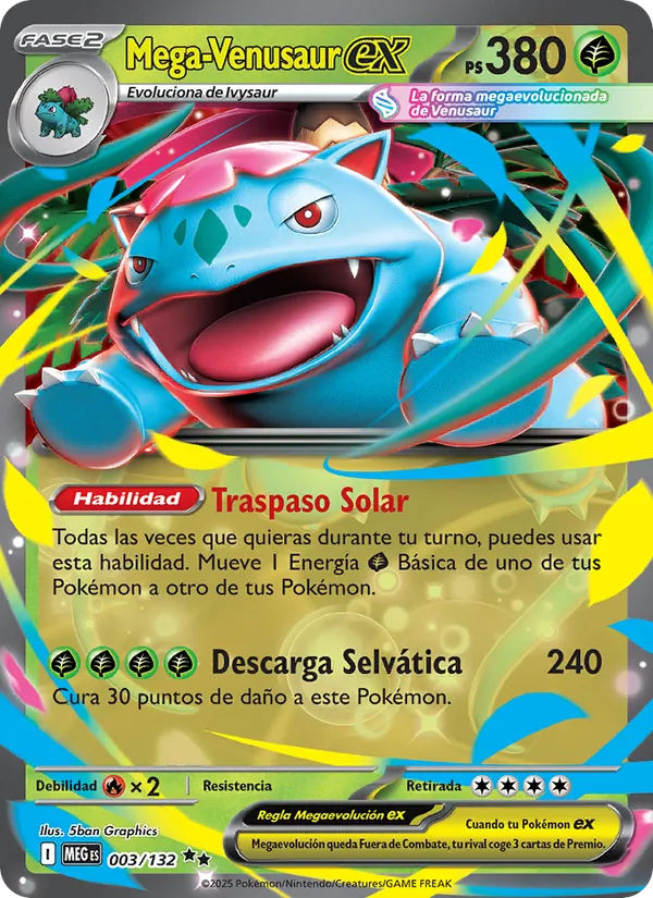 Mega Venusaur ex (Megaevolución #003/132)
