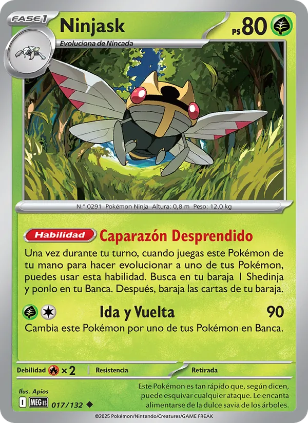 Ninjask (Megaevolución #017/132)