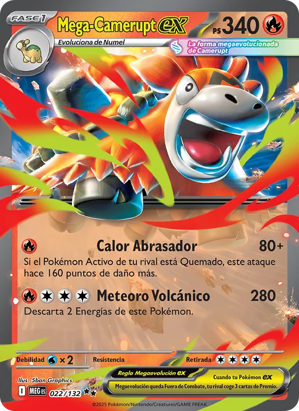 Mega-Camerupt ex (Megaevolución #022/132)