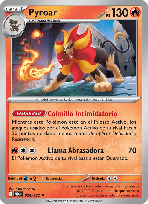 Pyroar (Megaevolución #024/132)