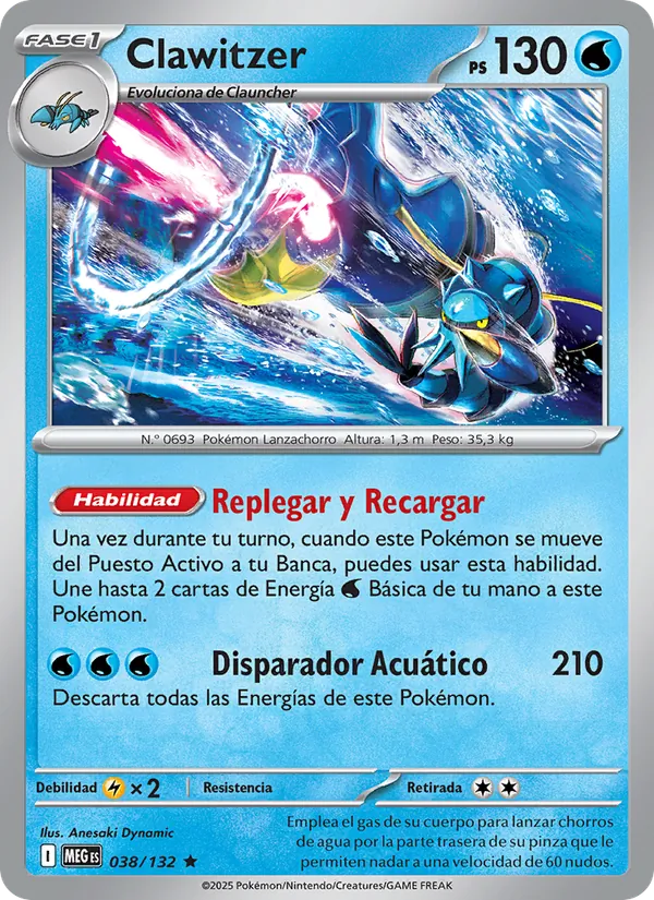 Clawitzer (Megaevolución #038/132)