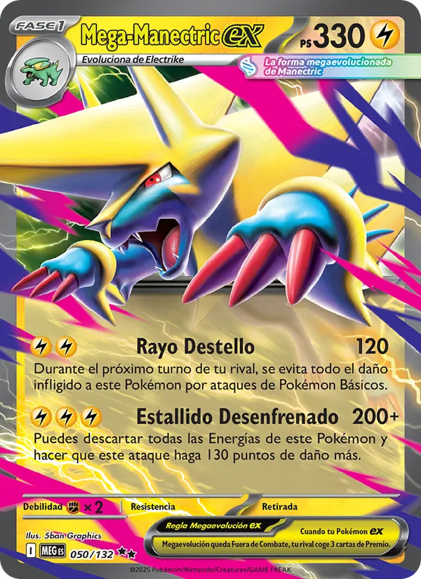 Mega-Manectric ex (Mega Evolution #050/132)