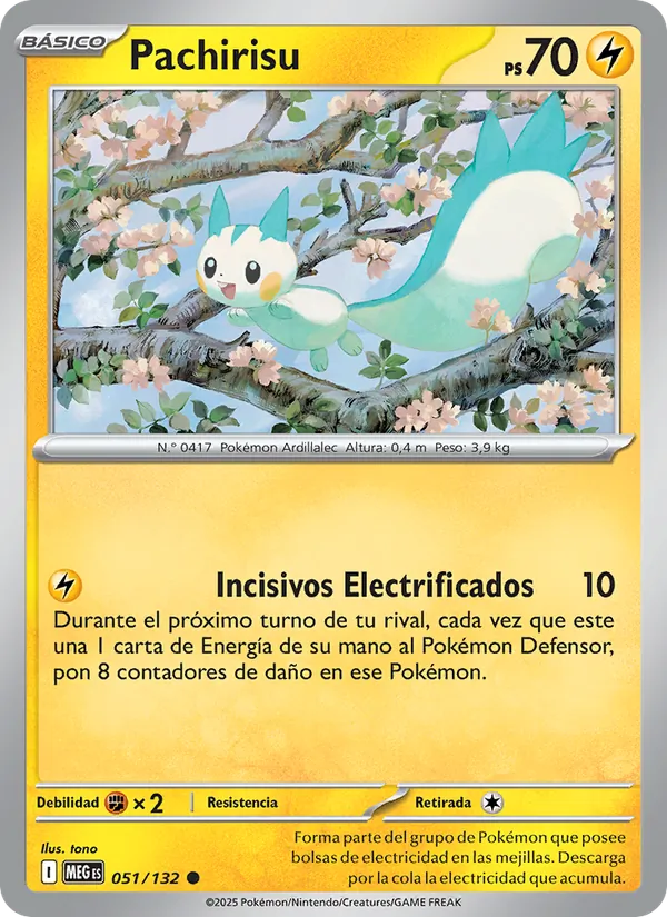 Pachirisu (Megaevolución #051/132)