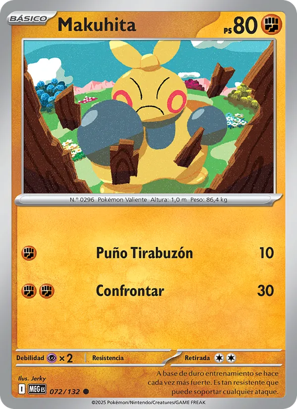 Makuhita (Megaevolución #072/132)