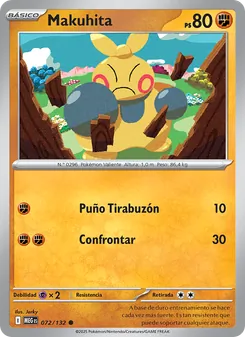Makuhita (Megaevolución #072/132)