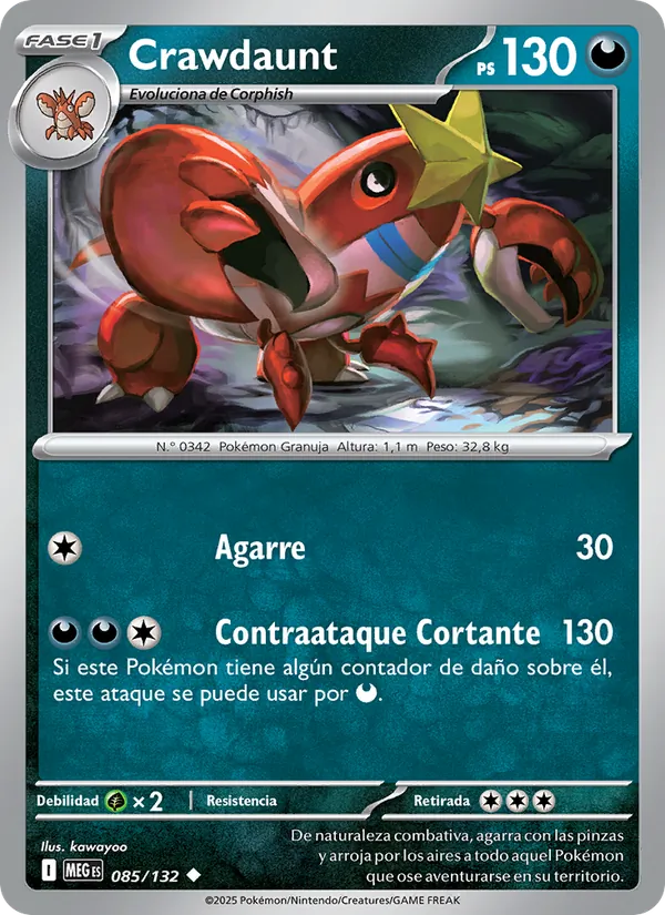 Crawdaunt (Megaevolución #085/132)