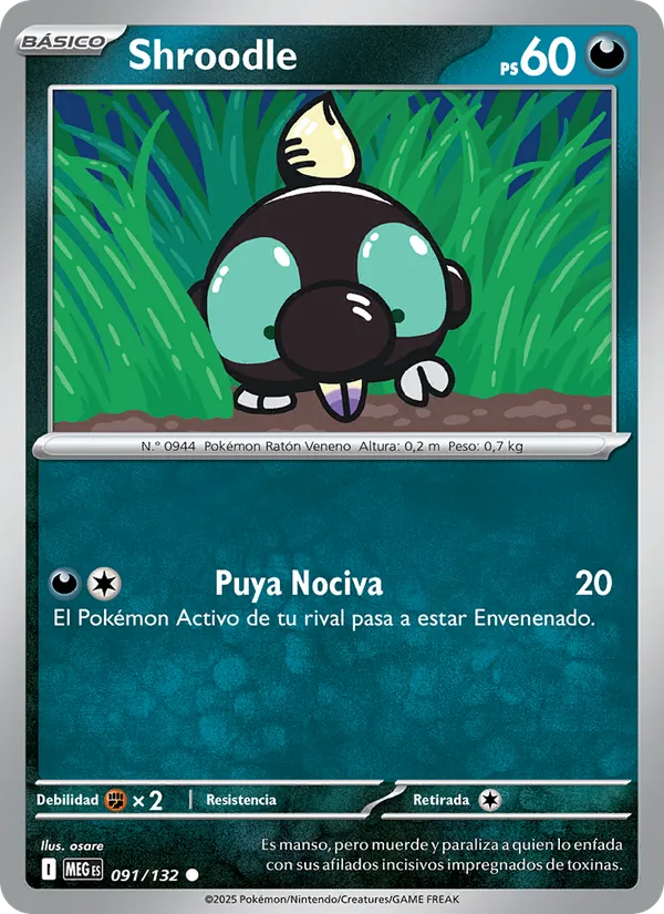 Shroodle (Megaevolución #091/132)