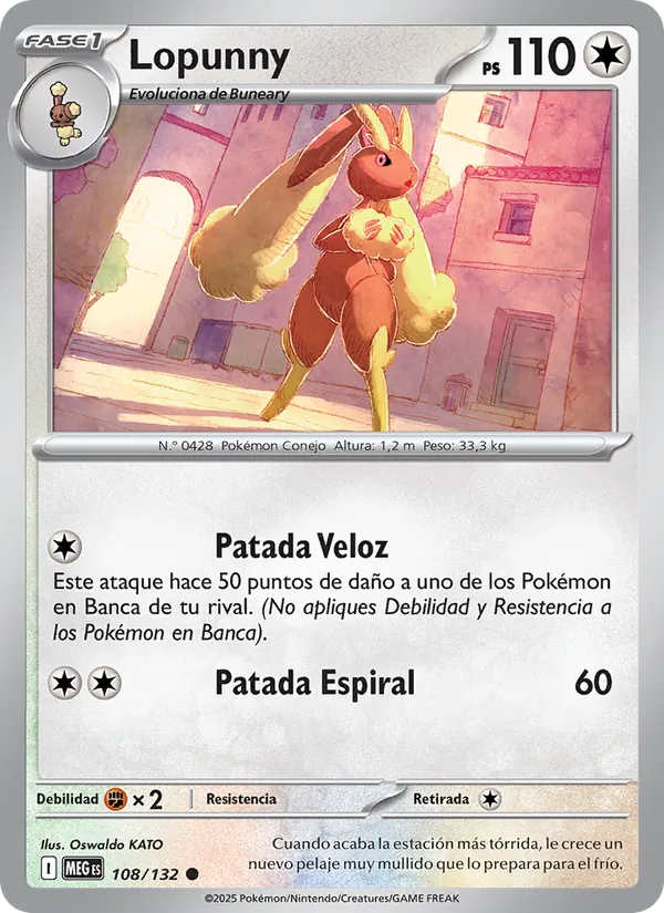 Lopunny (Megaevolución #108/132)