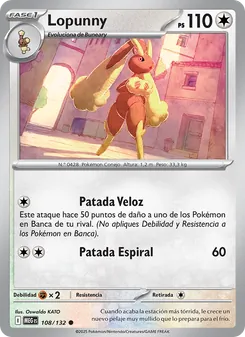 Lopunny (Megaevolución #108/132)