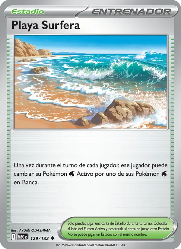 Playa Surfera (Megaevolución #129/132)