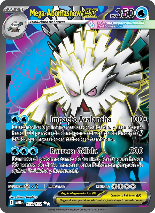 Mega-Abomasnow ex (Mega Evolution #157/132)