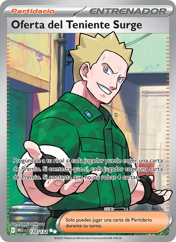 Oferta del Teniente Surge (Megaevolución #170/132)