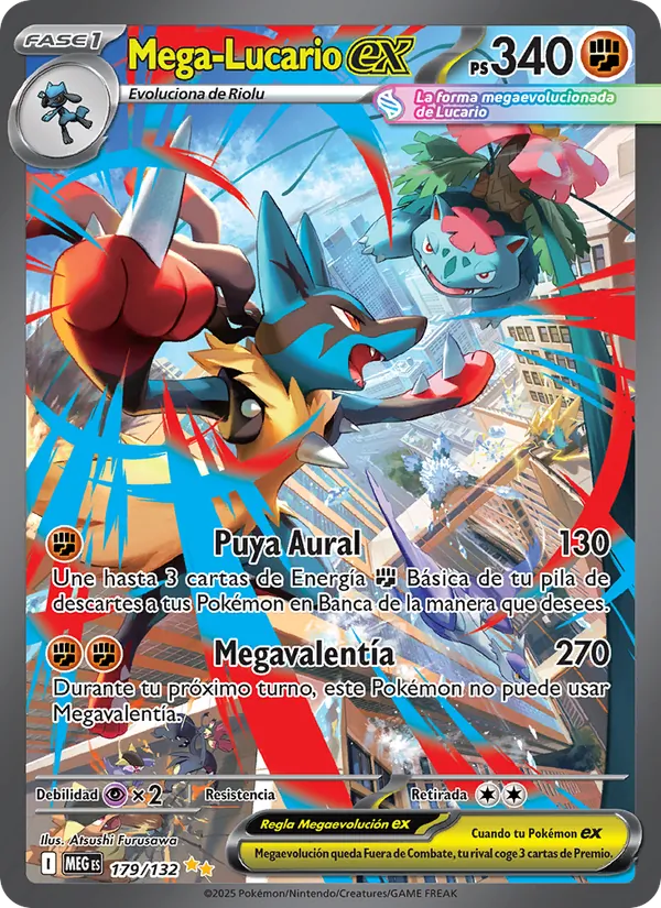 Mega-Lucario ex (Megaevolución #179/132)