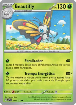 Beautifly (Héroes Ascendentes #013/217)