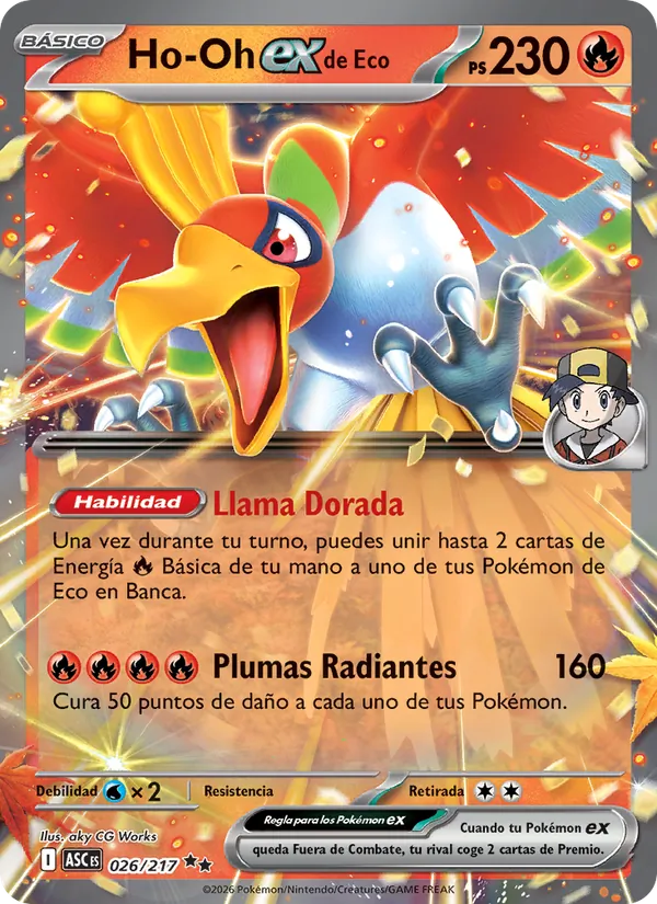 Ho-Oh ex de Eco (Héroes Ascendentes #026/217)