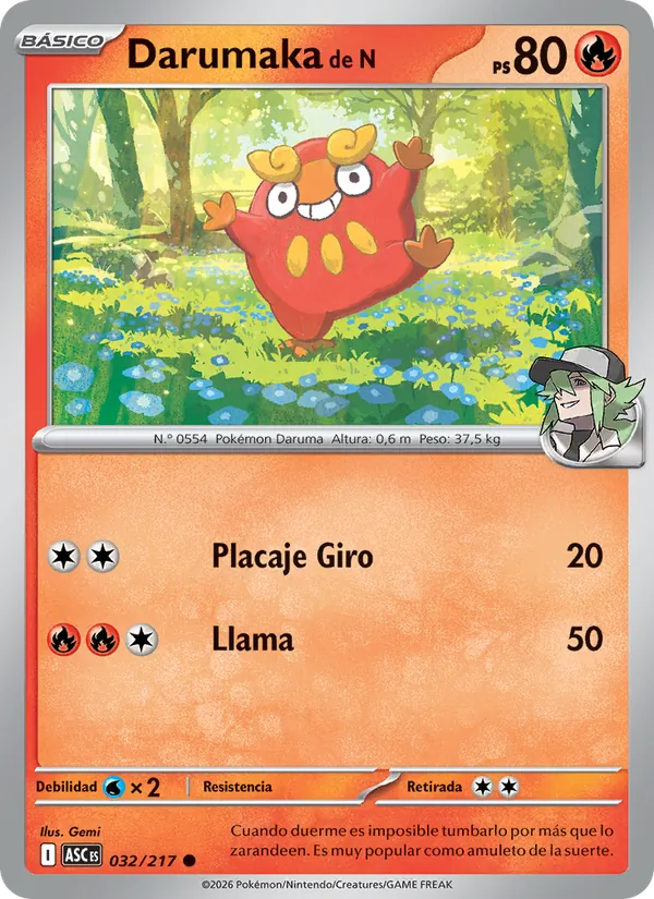Darumaka de N (Héroes Ascendentes #032/217)