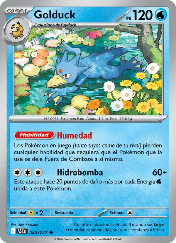 Golduck (Héroes Ascendentes #040/217)