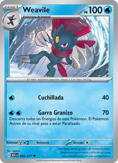 Weavile (Héroes Ascendentes #045/217)