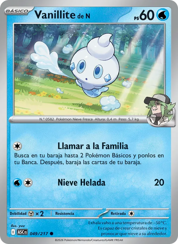 Vanillite de N (Héroes Ascendentes #049/217)