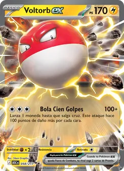 Voltorb ex (Héroes Ascendentes #058/217)