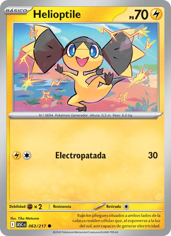 Helioptile (Ascended Heroes #063/217)