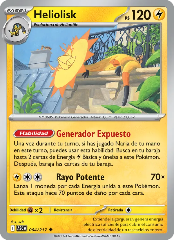 Heliolisk (Héroes Ascendentes #064/217)