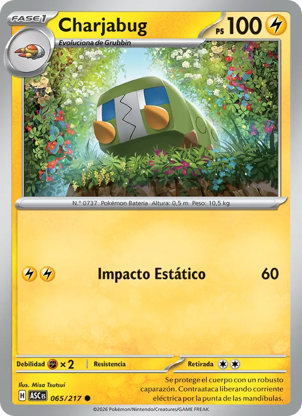 Charjabug (Héroes Ascendentes #065/217)