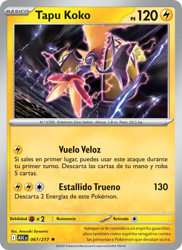 Tapu Koko (Héroes Ascendentes #067/217)