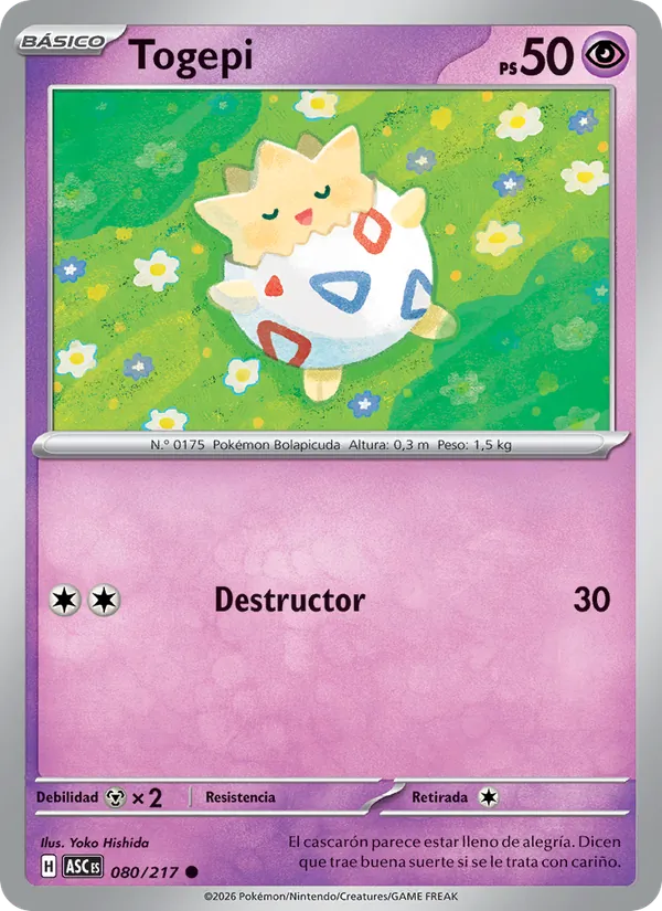 Togepi (Ascended Heroes #080/217)