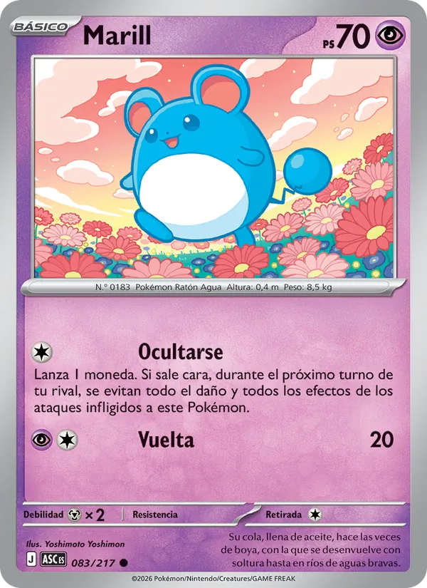 Marill (Héroes Ascendentes #083/217)
