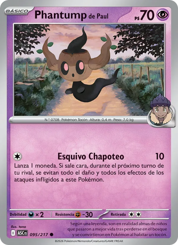 Phantump de Paul (Héroes Ascendentes #095/217)