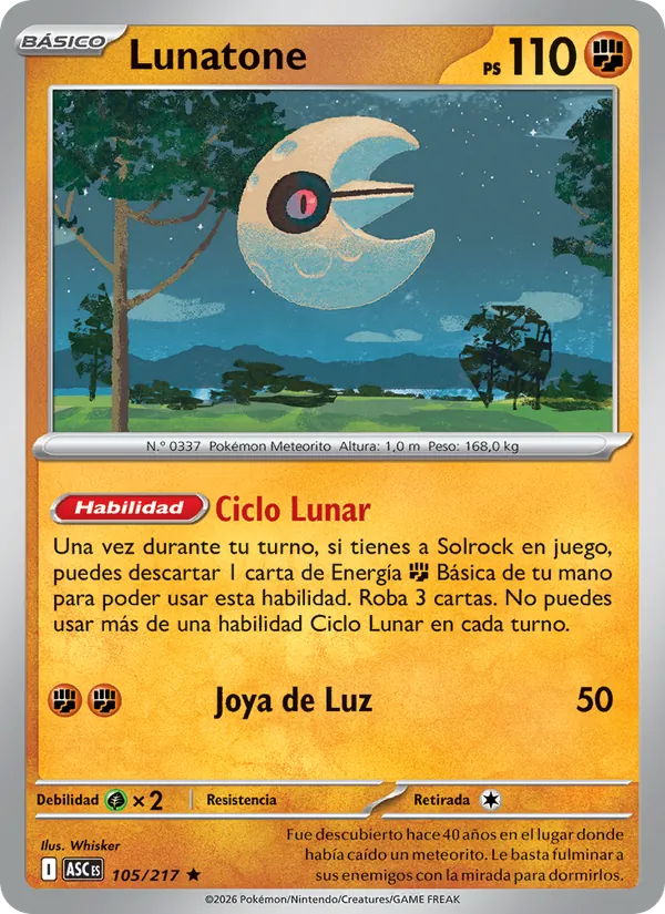 Lunatone (Héroes Ascendentes #105/217)