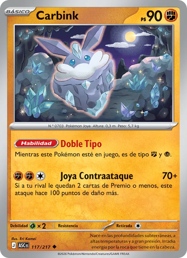 Carbink (Héroes Ascendentes #117/217)