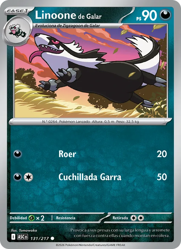 Linoone de Galar (Héroes Ascendentes #131/217)