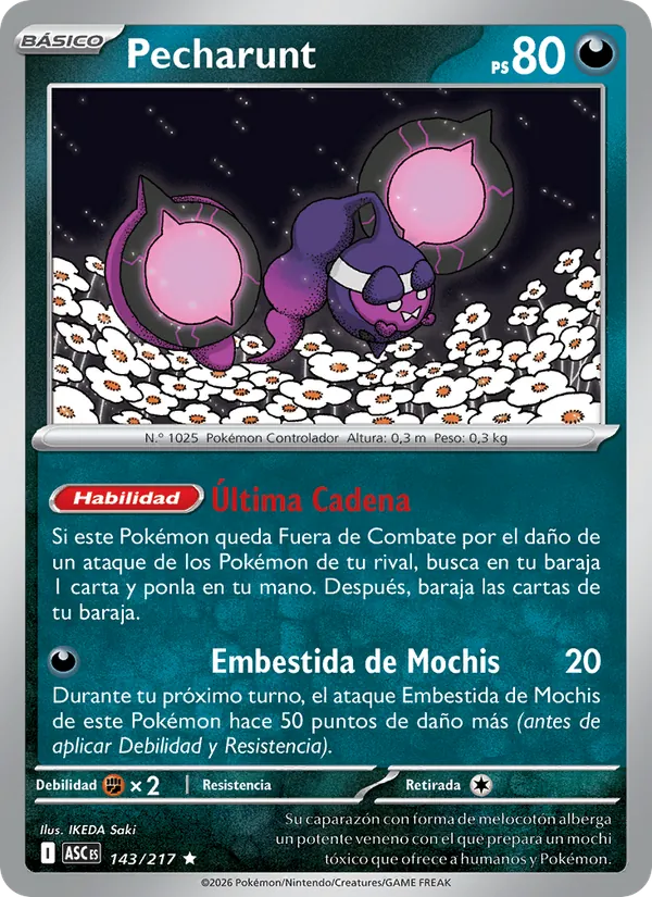 Pecharunt (Héroes Ascendentes #143/217)